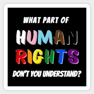 Human Rights Sticker